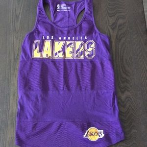 Women’s NBA Lakers racer back tank